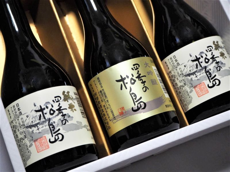 オリジナル利き酒セット 四季の松島 純米・大吟醸セット選べる熨斗つき