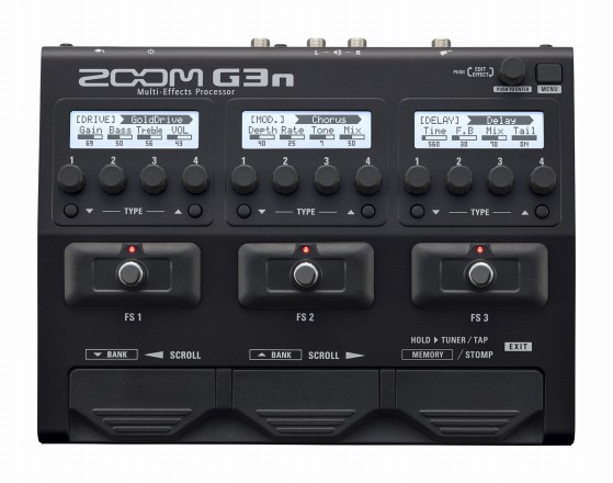 マルチエフェクター】ZOOM Gシリーズ最新モデル 「G3n」「G3Xn」ご予約