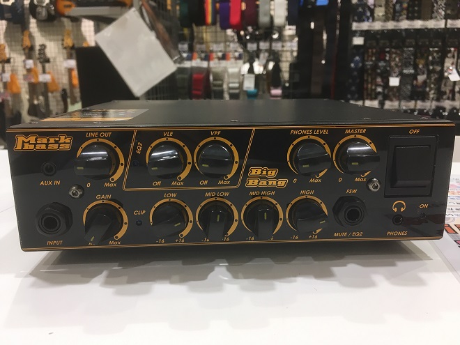 Markbassの大人気小型ヘッドアンプ「Big Bang」から島村限定ブラック