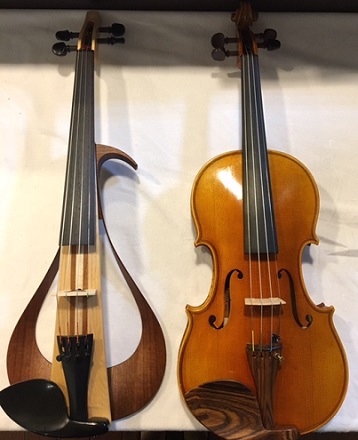 ヴァイオリン】新製品エレクトリックバイオリンYEV104在庫あります