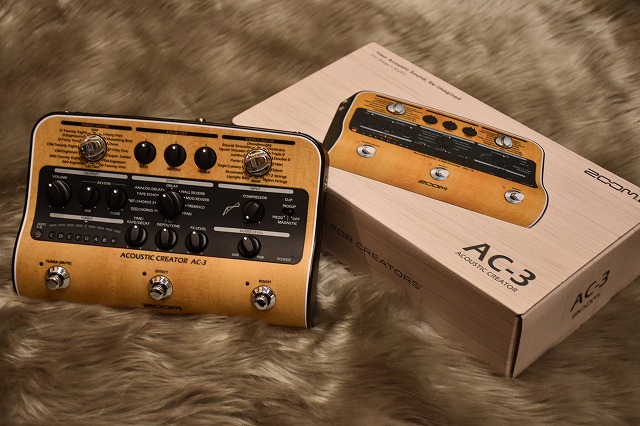 アコギ用プリアンプ】ZOOM / AC-3 世界を代表するギターのサウンドを