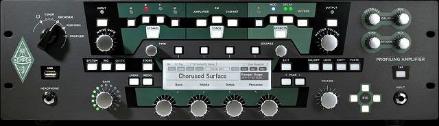 アンプ】話題のプロファイリングアンプKEMPER Profiling Power Head