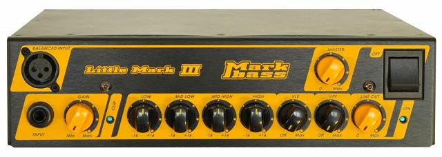 アンプ】ライブで使えるベース用小型ヘッド・アンプ、Markbass Little