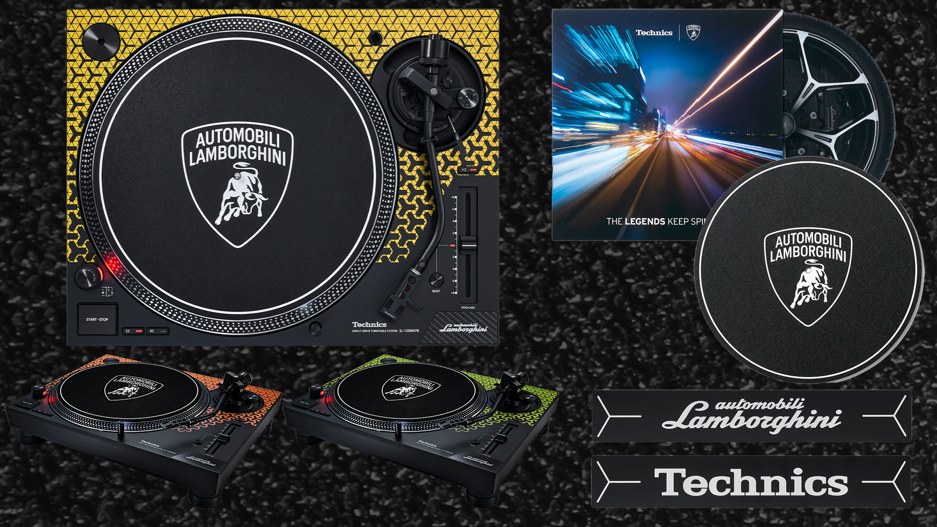 Technicsからランボルギーニとのコラボモデル『SL-1200M7B』が新発売