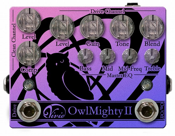ベース用エフェクター】Vivieの大人気プリアンプ OwlMightyII入荷しま
