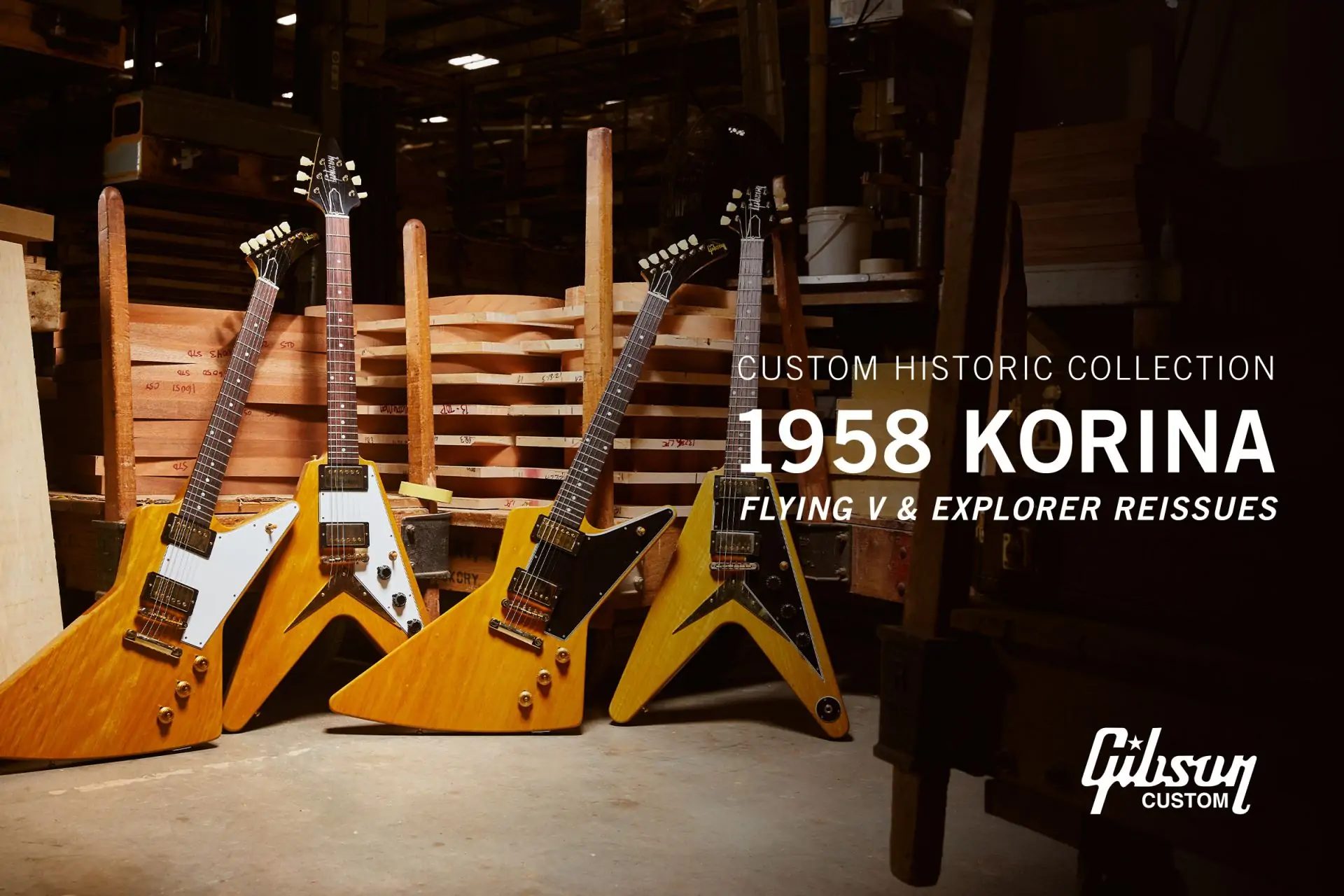 エレキギター】エントリー受付残り僅か！！Gibson 「1958 Korina