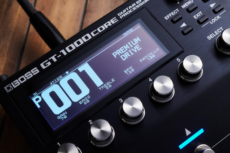 BOSS GT-1000CORE 最高峰のサウンド・クオリティと高い柔軟性を備えた