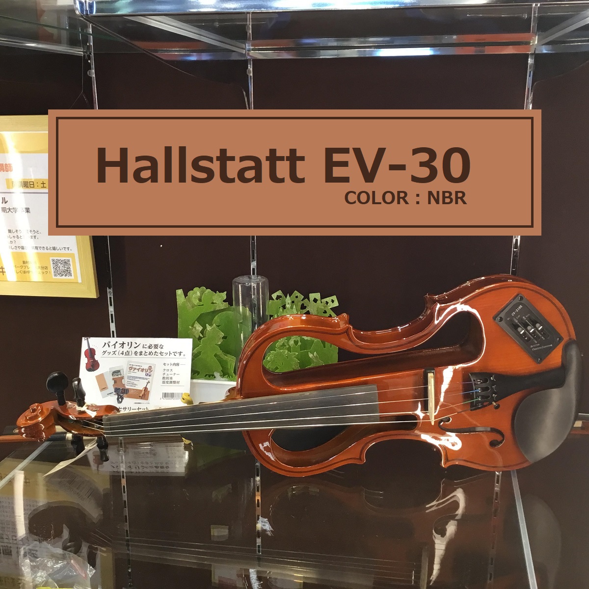 バイオリン】 Hallstatt EV-30 NBR(ナチュラルブラウン) 入荷致しまし