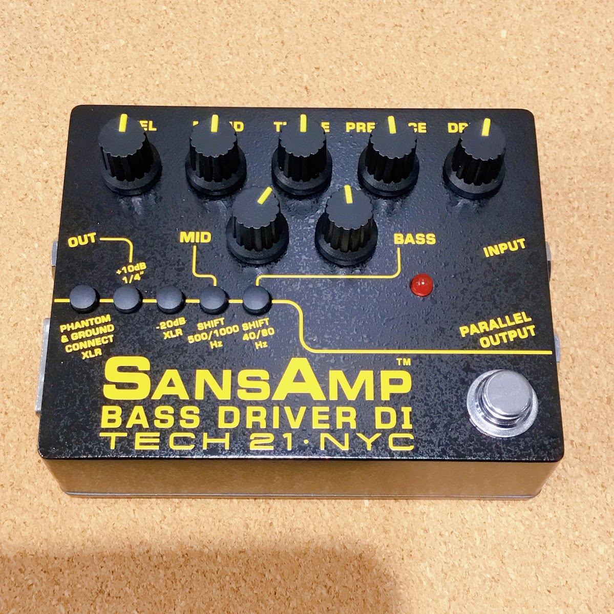 攻撃的な歪みを実現！【Tech21】SANSAMP BASS DRIVER DI V2 ベース用