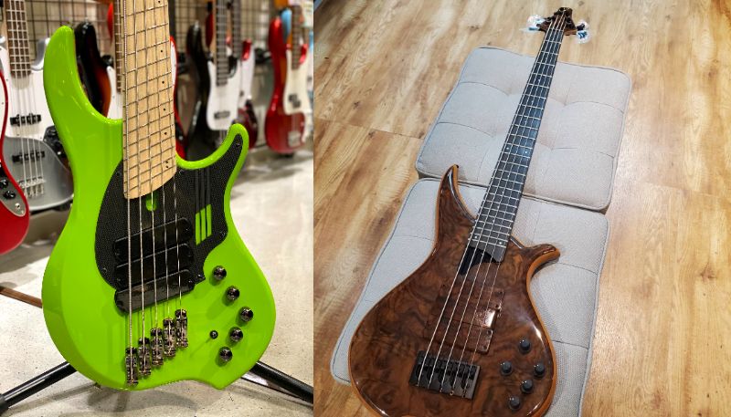 TUNE(チューン) TWB-5CTMBurlWalnutとDINGWALL(ディングウォール)NG-3