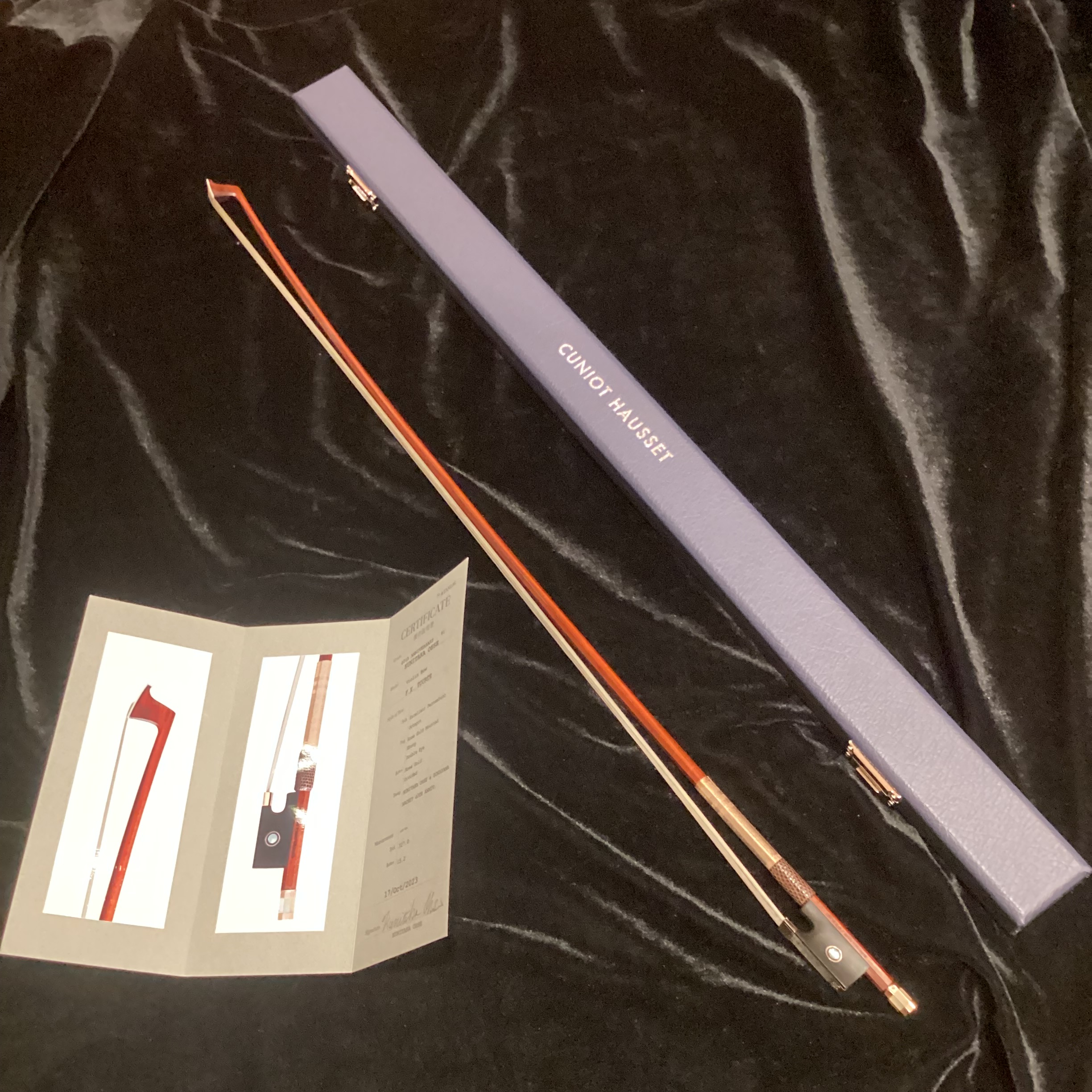 バイオリン弓入荷情報】Archet（アルシェ）40th ANNIVERSARY KUNITAKA