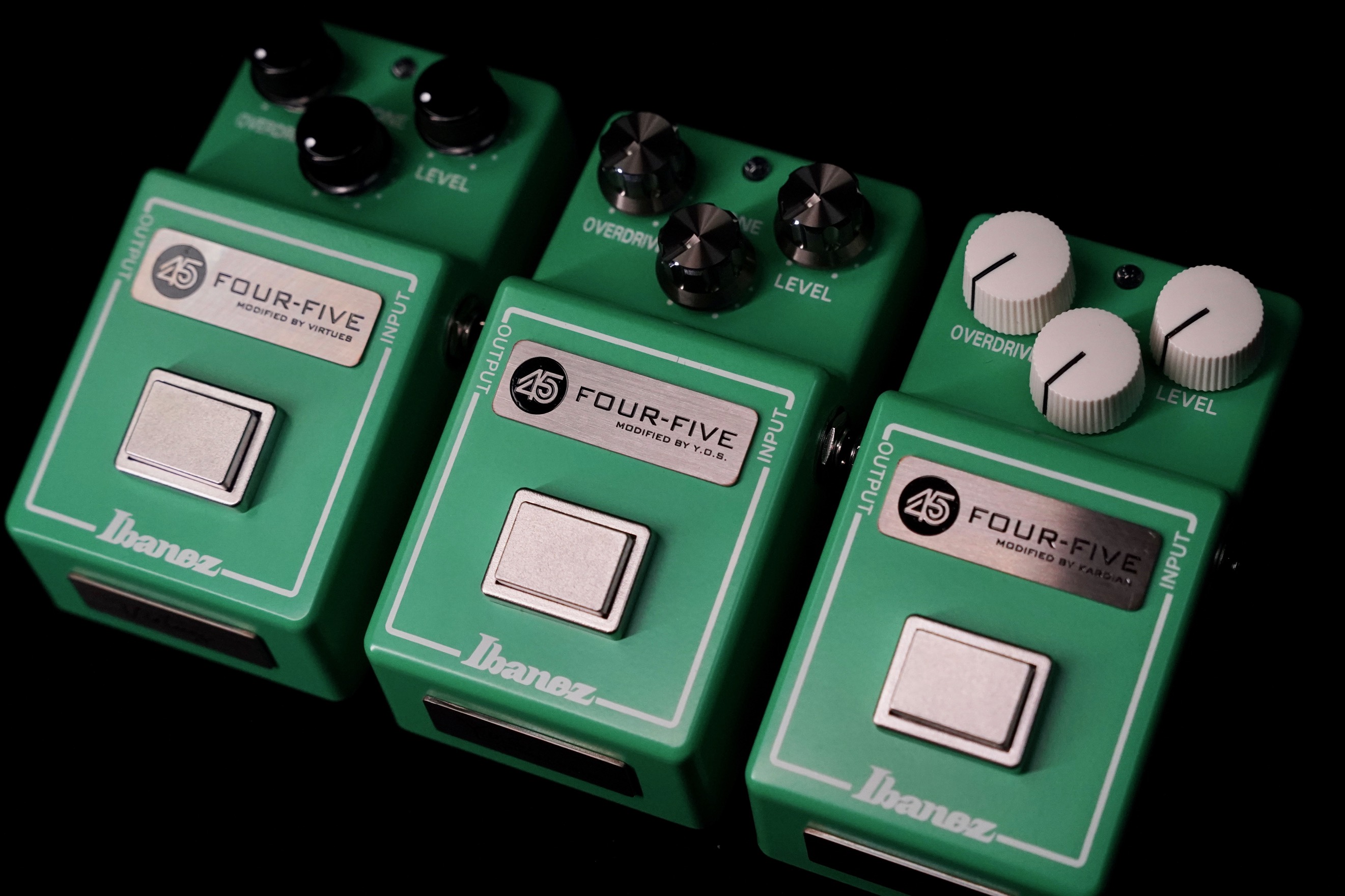 TS808 Four-Five/「Y.O.S.ギター工房」「KarDiaN」「Virtues」3社