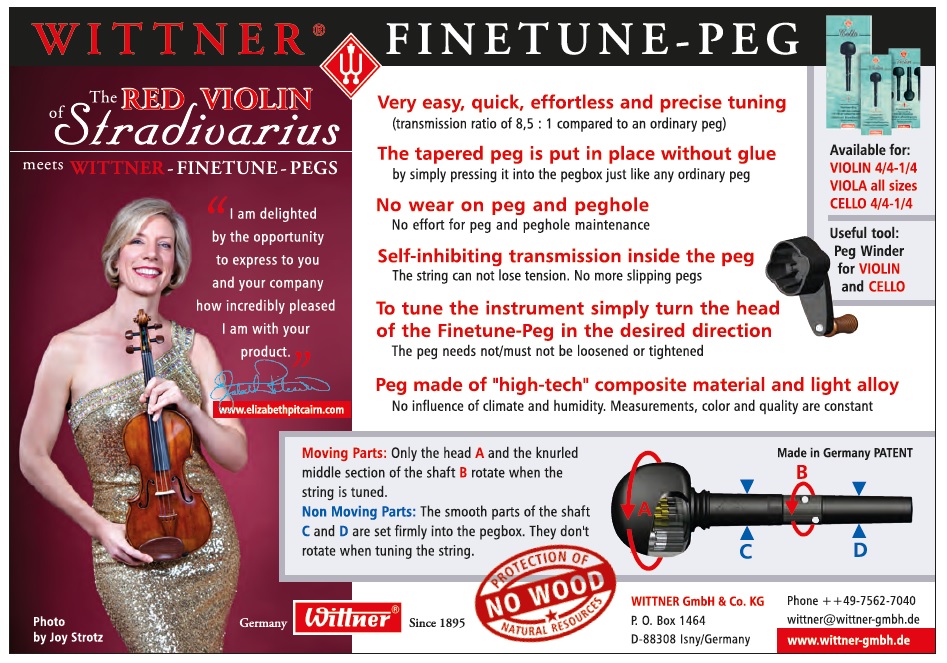 Wittner Finetune Peg（ファイン・チューンペグ）で調弦のストレスを