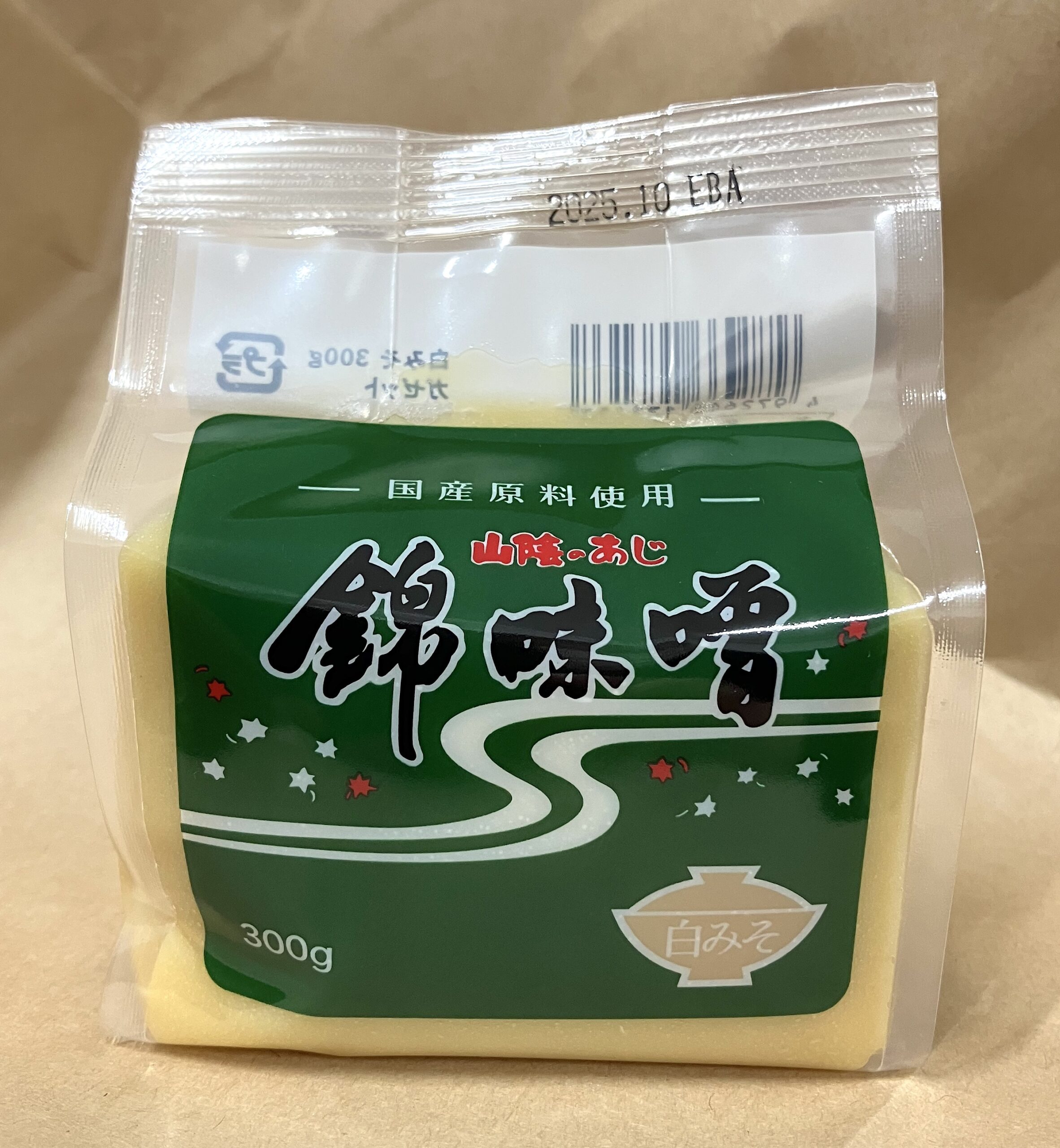 錦味噌白みそ300gガゼット | しまね食品バイヤーズカタログ