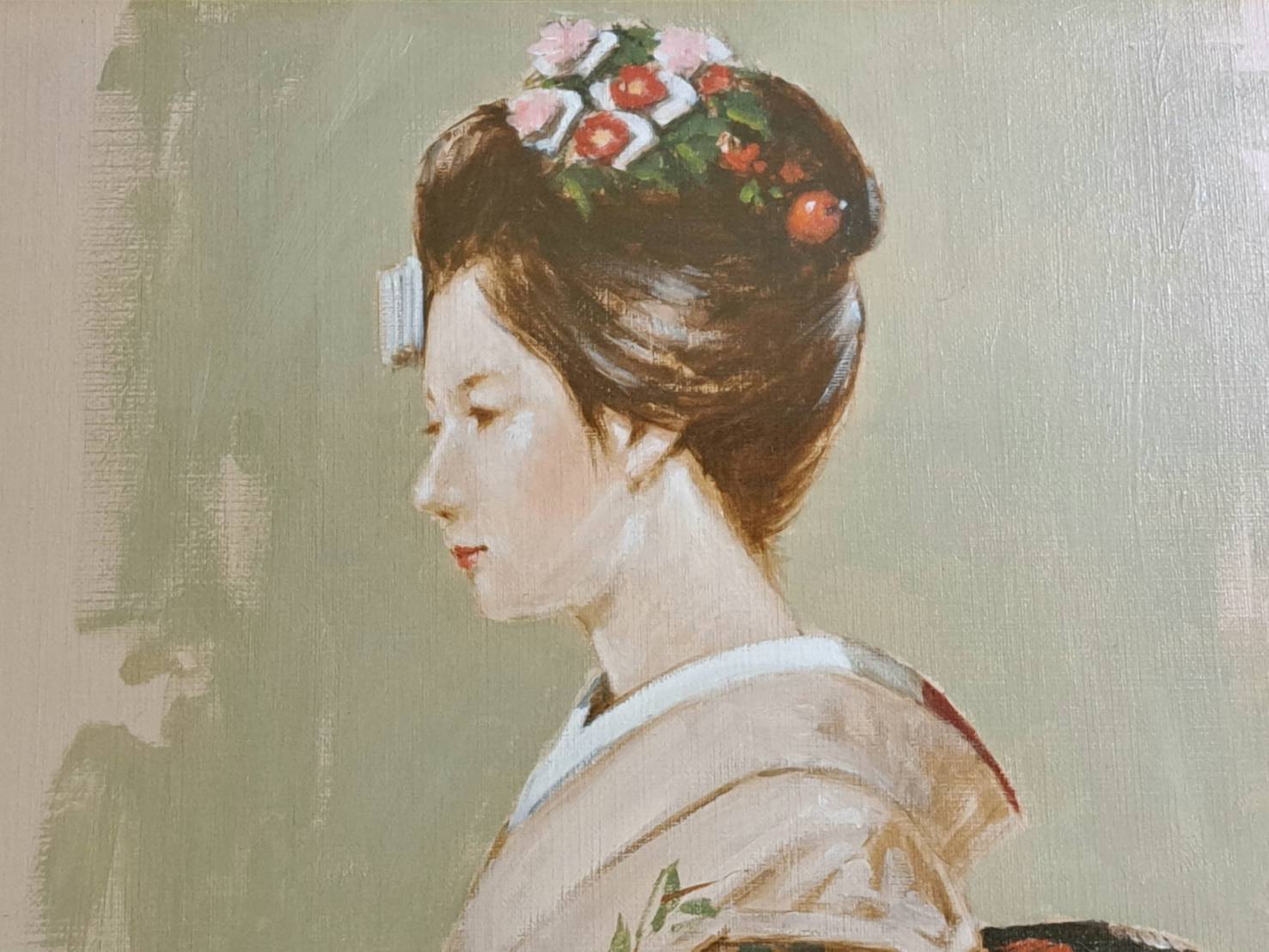 荒木義太郎「舞妓」F6号 | 新栄堂