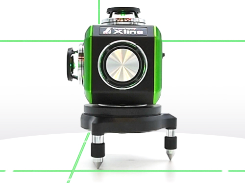 レーザーロボ X lineグリーン 受光器・三脚セット - シンワ測定