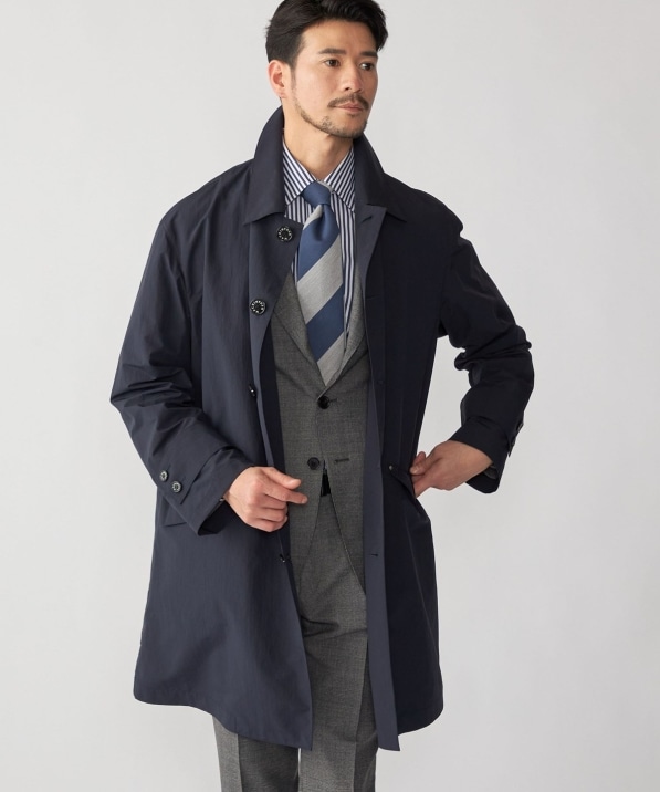 MACKINTOSH: HUMBIE SL ライト ウェイト ステンカラー コート｜ SHIPS
