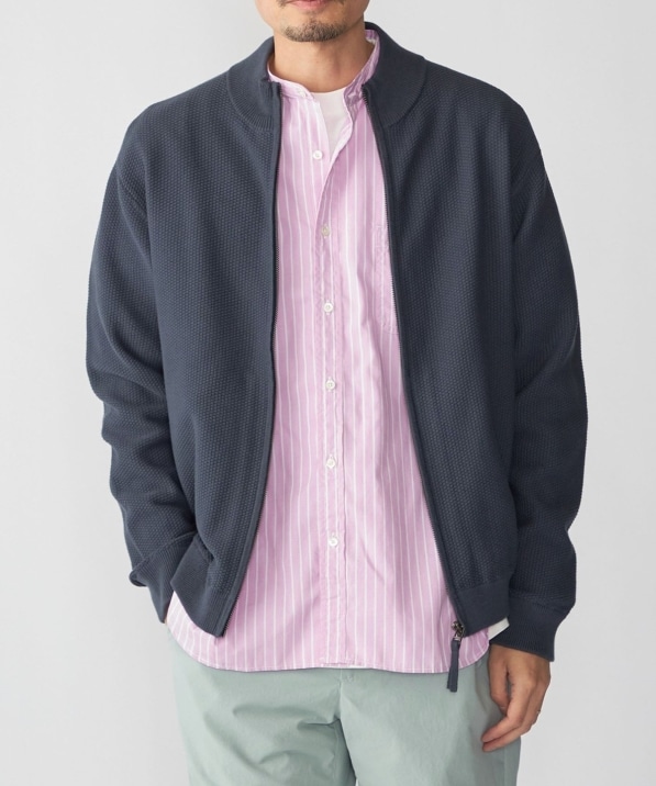 SHIPS: 〈手洗い可能〉SOLOTEX(R) ピケ ドライバーズ ニット｜ SHIPS