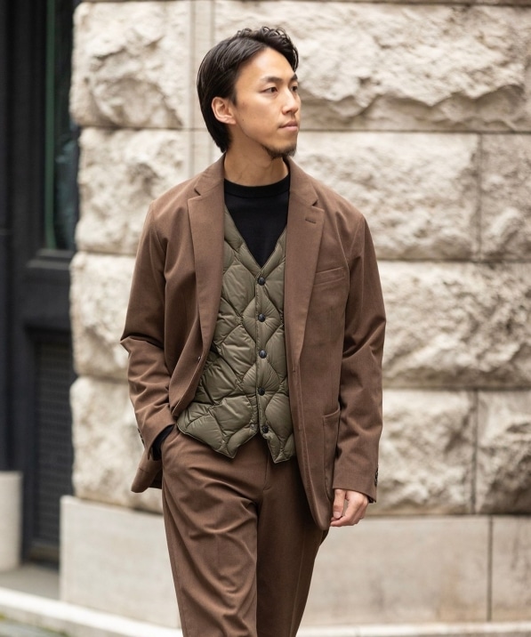 SHIPS:〈手洗い可能〉トリコット コーデュロイ ジャケット