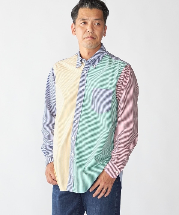 Southwick: Gate Label ボタンダウン ブロード ストライプ シャツ