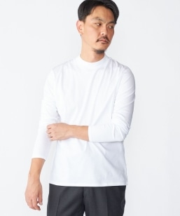 WEB限定】SHIPS: 防シワ・吸水速乾 Drymix(R) モックネック ロング