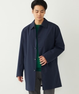 SHIPS: VENTILE(R) コットン ネイビー ステンカラー コート｜ SHIPS