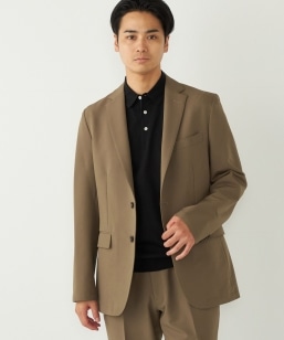 SHIPS Colors: 〈手洗い可能〉ウールライク ノーカラー ジャケット