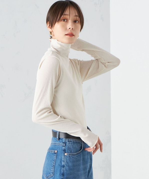 手洗い可能〉ドライタッチ リブ タートル｜ SHIPS 公式サイト