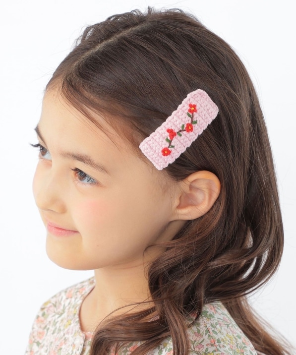 SHIPS KIDS: フラワー ニット ヘアピン｜ SHIPS 公式サイト