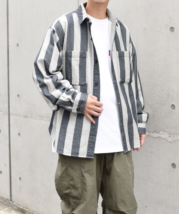 SHIPS any別注】sports wear: オーバーサイズ フランネル パターン