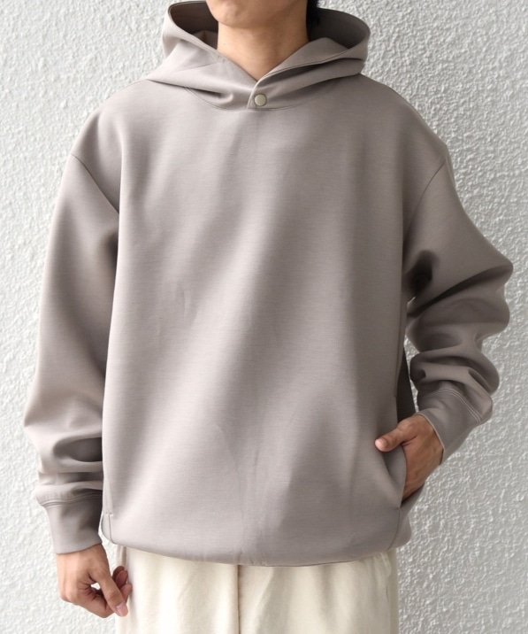 SHIPS any: カラー ダンボール スナップ プルオーバー パーカー 25AW