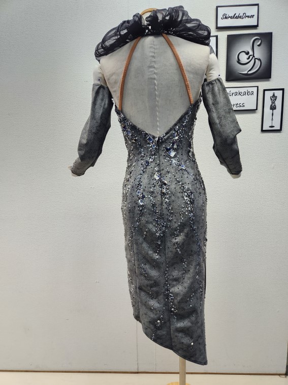 試着・レンタル・購入】エリザベスカラーが印象的な、グレーのラテン