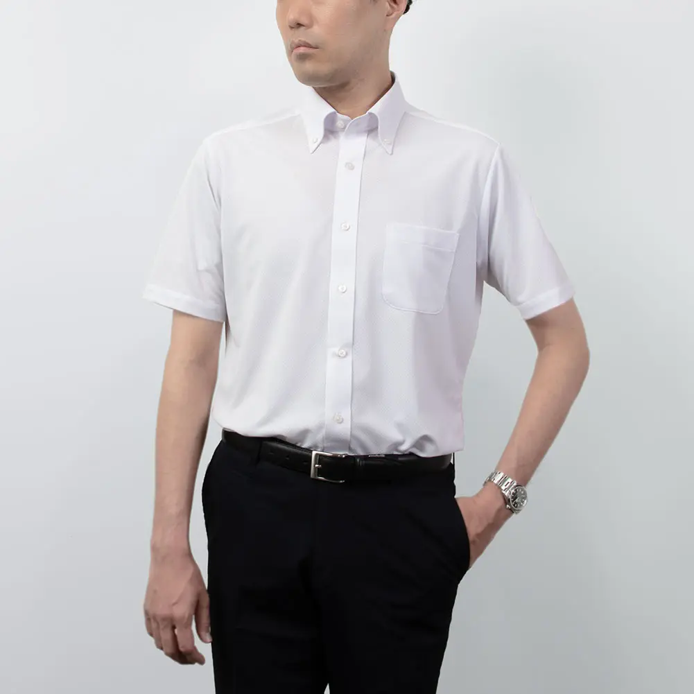 半袖ワイシャツ ニット 吸水速乾 防臭 抗菌 SMC｜CHOYA SHIRT