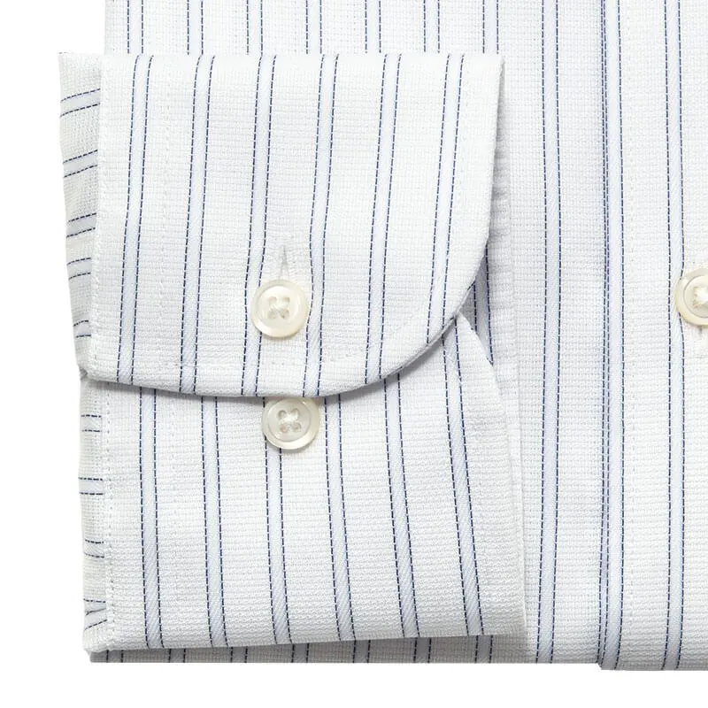 ワイシャツ ストライプ ブルー ブロード CHOYA SHIRT FACTORY｜CHOYA