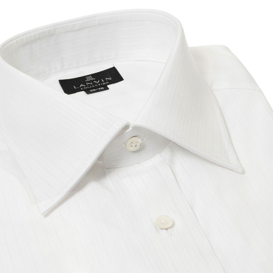 ワイシャツ ホワイト ドビー LANVIN｜CHOYA SHIRT（チョーヤシャツ