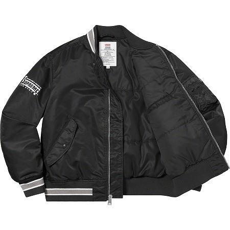 Supreme Second To None MA-1 Jacket(Black) シュプリーム セカンド
