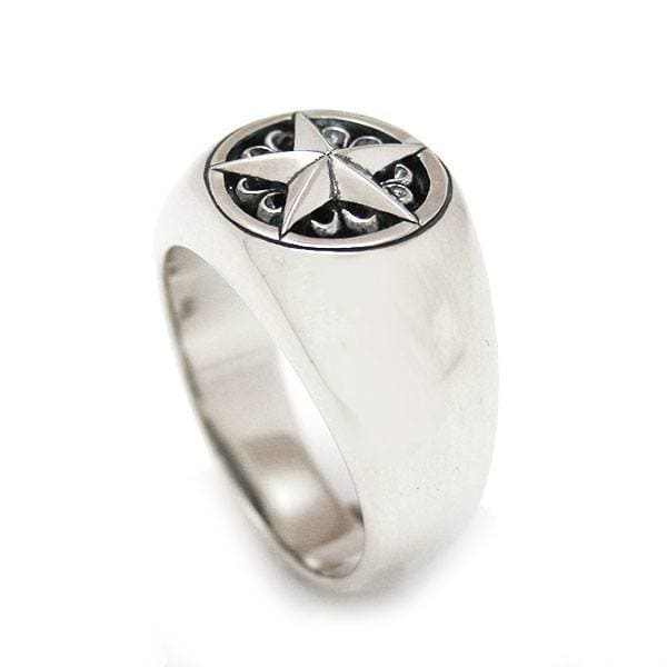 ONE STAR】スター シルバーリング [DR-303]