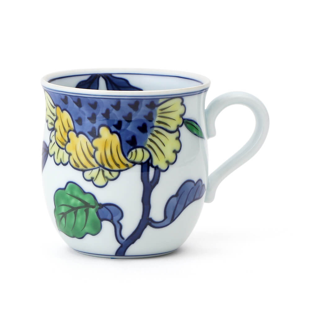 染錦向日葵 マグカップ ｜ 有田焼の源右衛門窯公式オンラインショップ