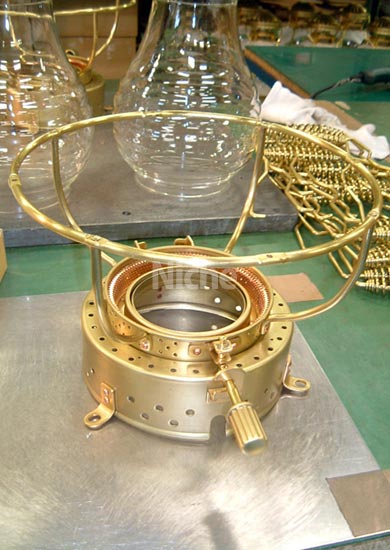 日本船燈（ニッセン）ゴールドフレーム フリージアストーブ IS-3 -