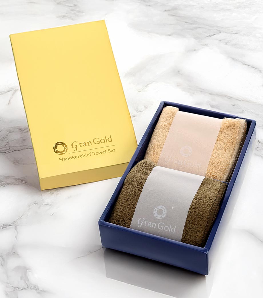 グランゴールド ソフトハンカチタオル2枚組｜最安値￥185|ほしい