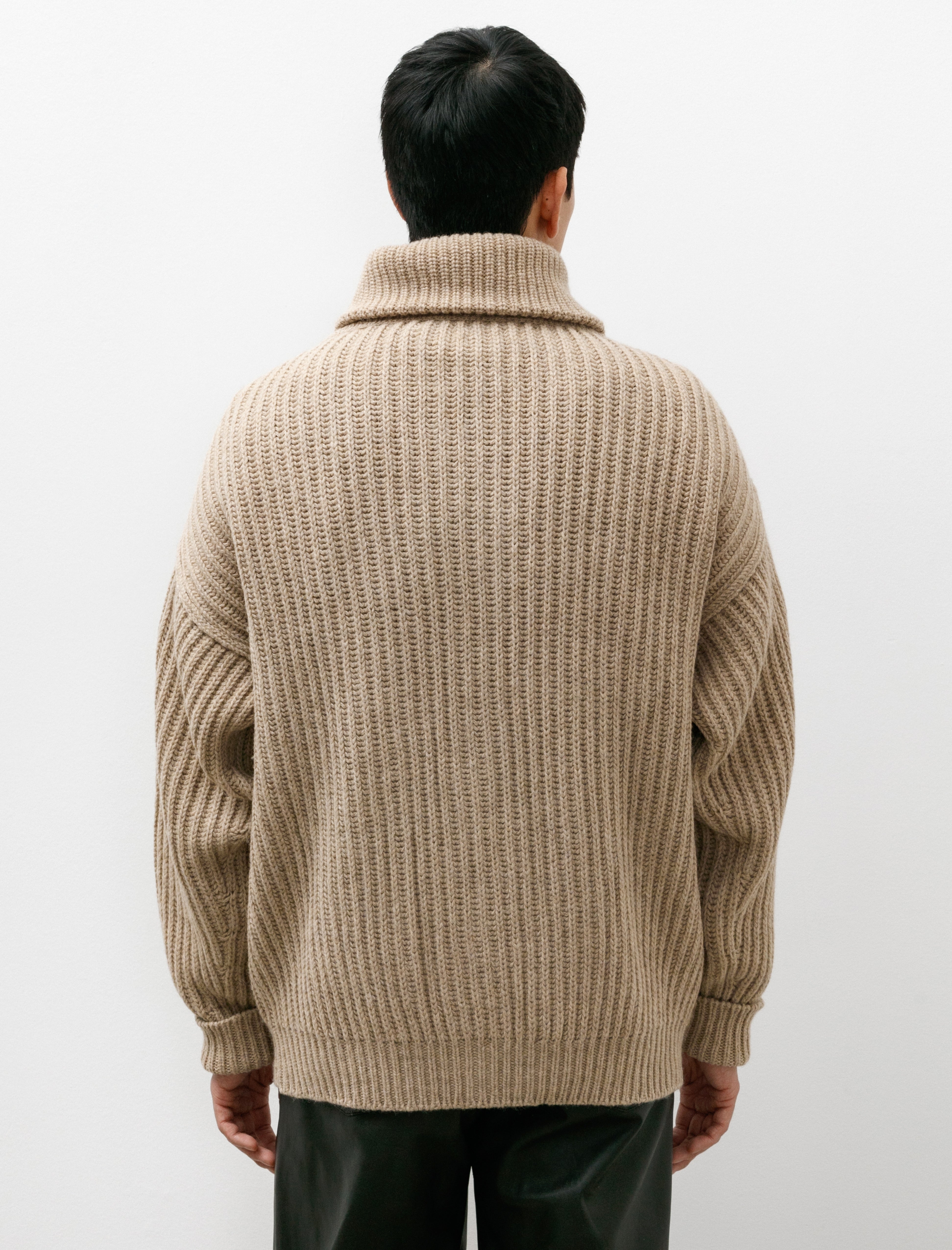 Lemaire Zipped Cardigan Natural Beige – Neighbour