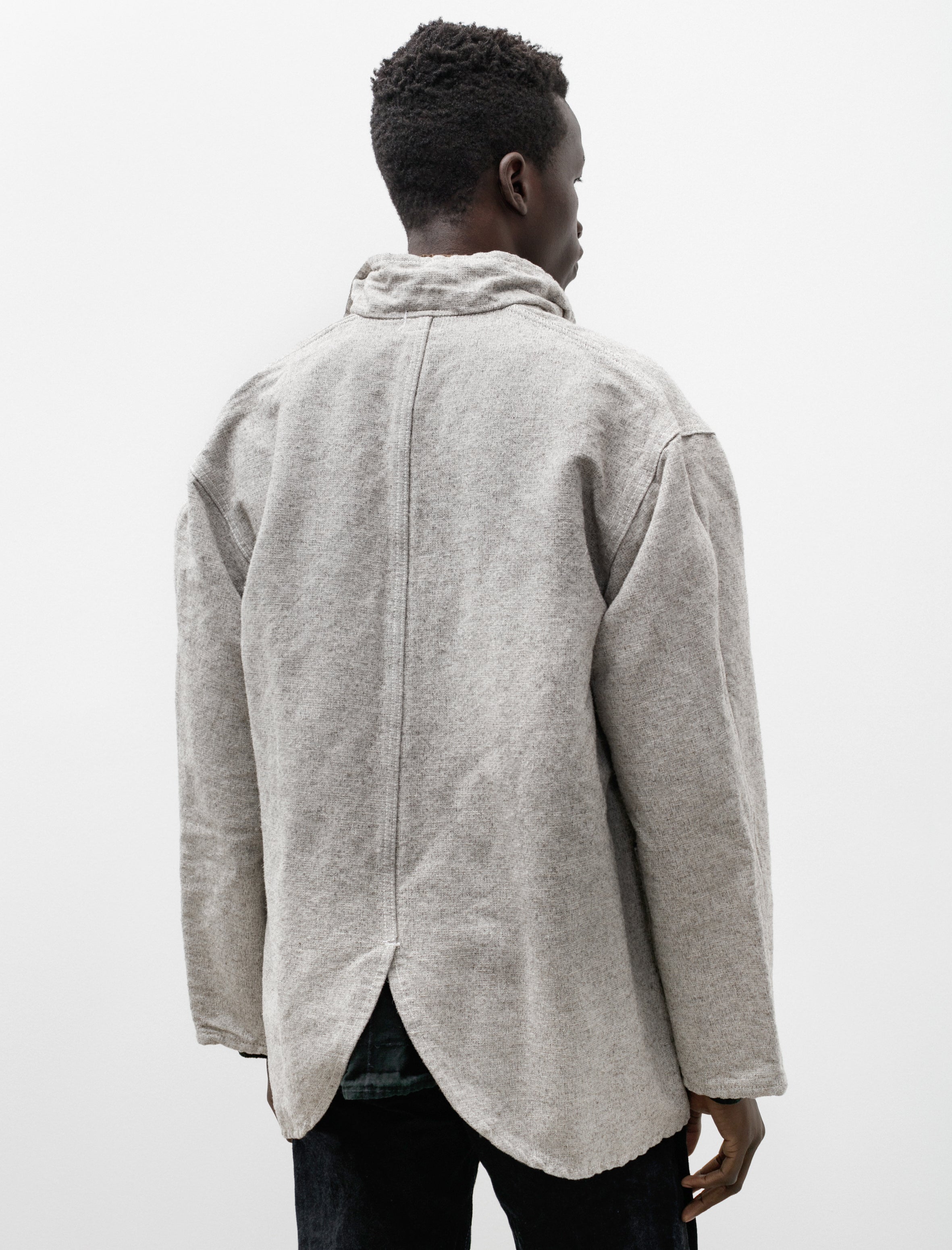 Tender 953 Double Breasted Split Back Coat Herdwick Rinsed – Neighbour