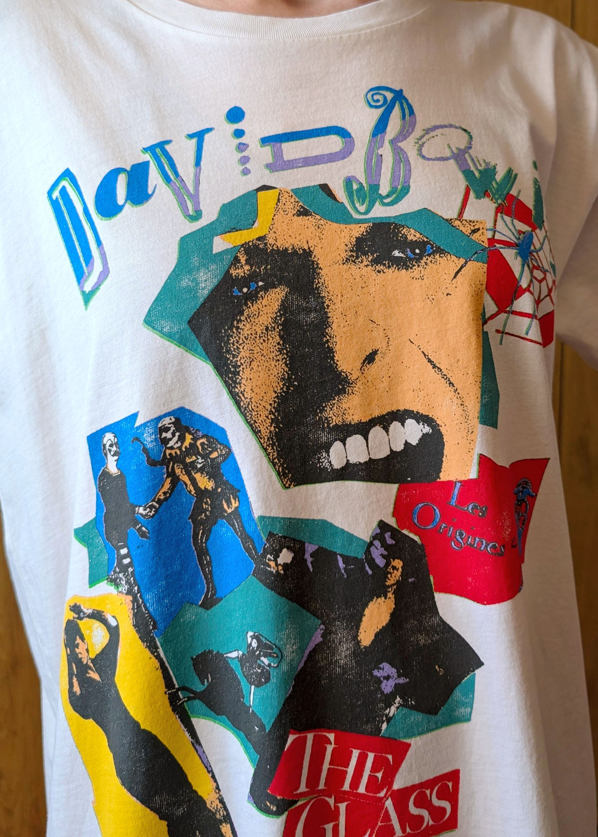 David Bowie Glass Spider Tour Les Origines Oversized Merch Tee by