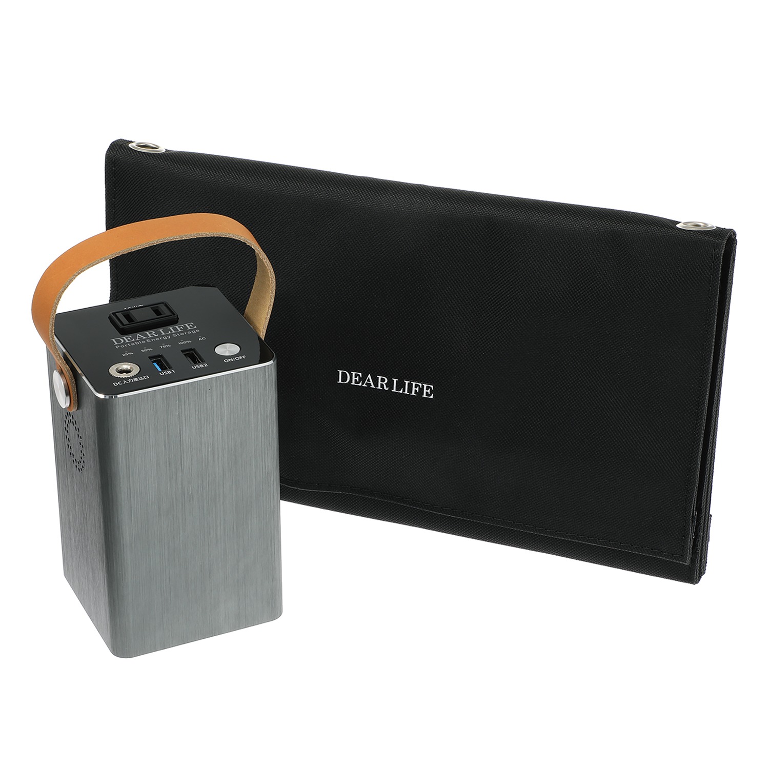 ディアライフ ポータブル蓄電池 LB−100＆ 専用ソーラーパネル