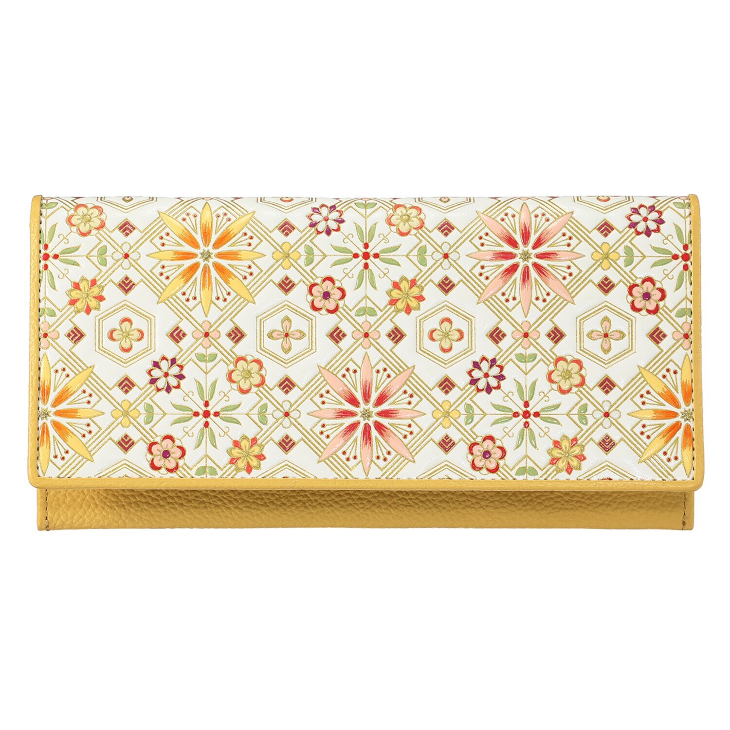 浅草文庫 はっ水牛革 ヘリ玉かぶせ長財布- ショップチャンネル