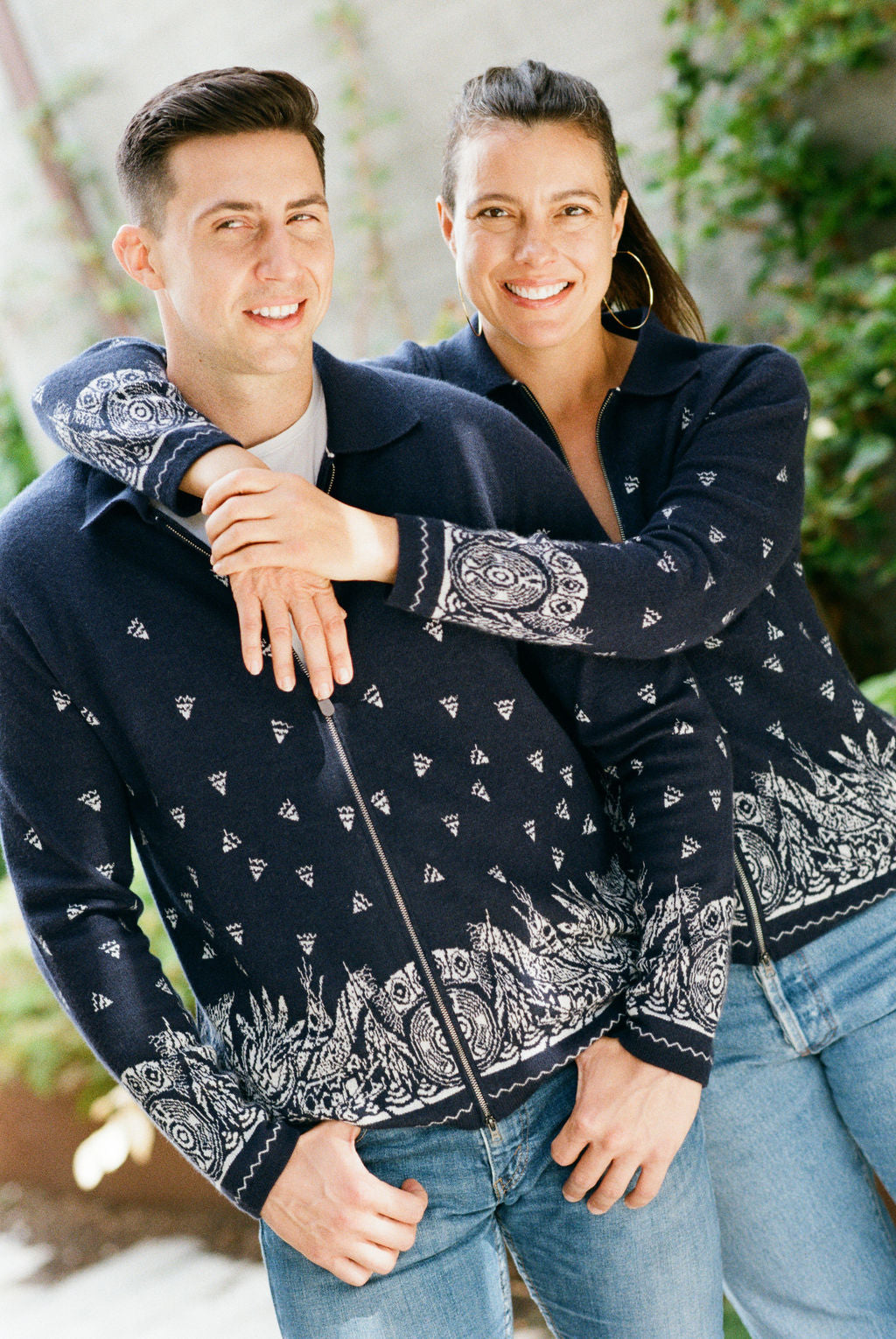 Superfine Cashmere Bandana Zip Cardigan – Daniel Hammond