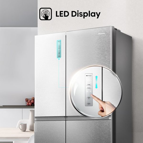 Hisense RS3N668SAI3 869L Side-by-Side Refrigerator – WiFi & No Frost