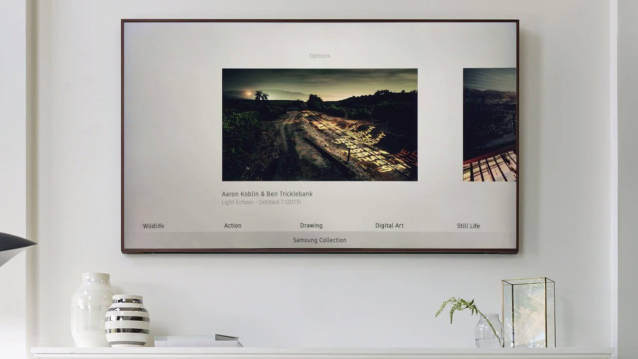 レビュー: Samsung The Frame TV, 博物館の夜