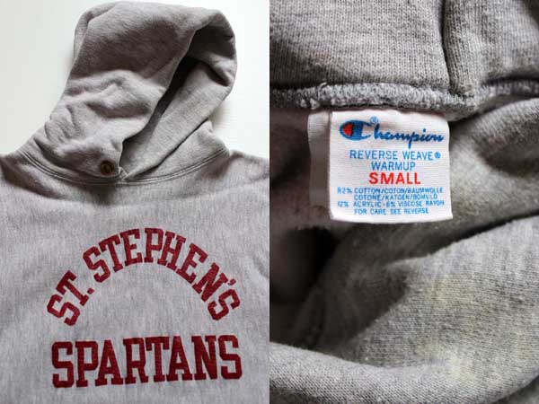 80s USA製 Championチャンピオン リバースウィーブ スウェットパーカー