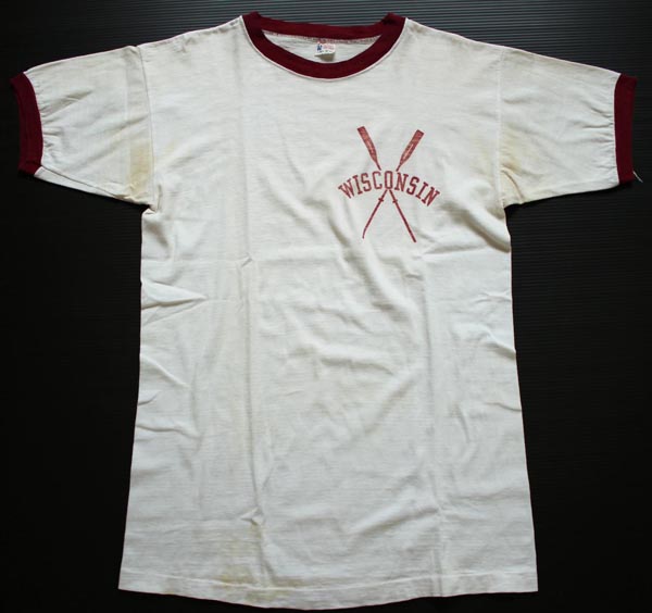 50s Championチャンピオン ランタグ コットン リンガーTシャツ L